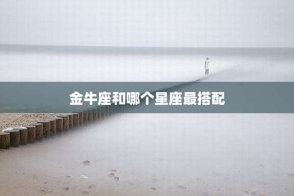 金牛座和哪个星座最搭配