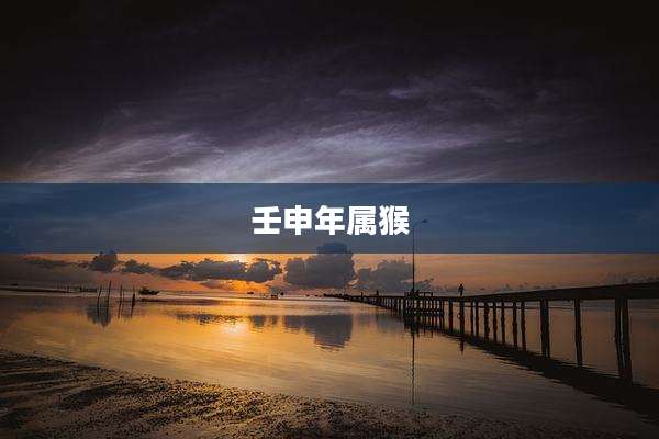 壬申年属猴
