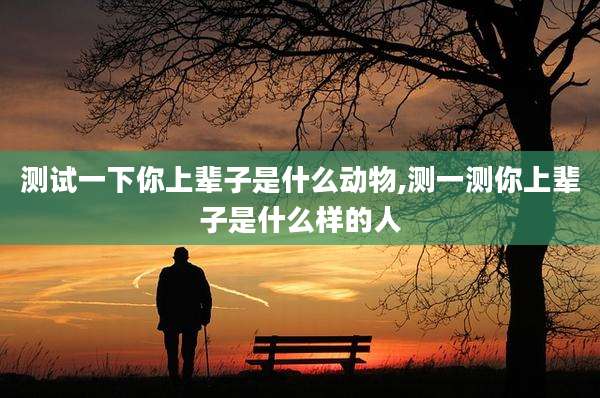 测试一下你上辈子是什么动物,测一测你上辈子是什么样的人