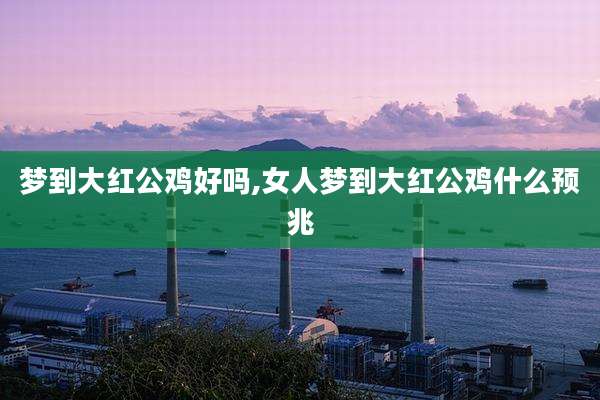 梦到大红公鸡好吗,女人梦到大红公鸡什么预兆