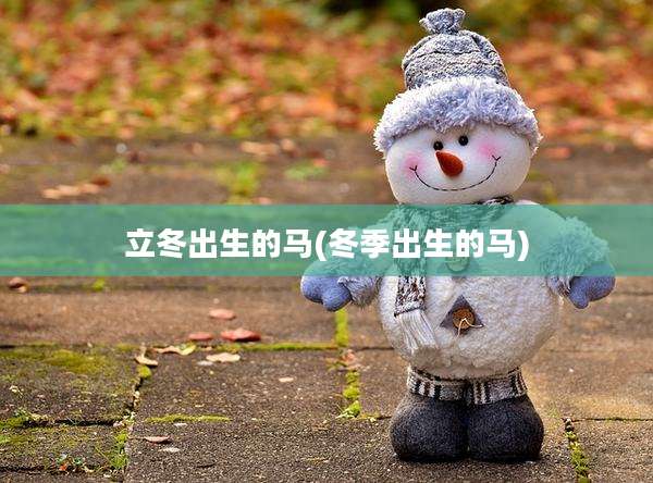 立冬出生的马(冬季出生的马)