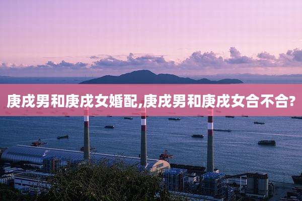 庚戌男和庚戌女婚配,庚戌男和庚戌女合不合?