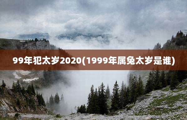 99年犯太岁2020(1999年属兔太岁是谁)