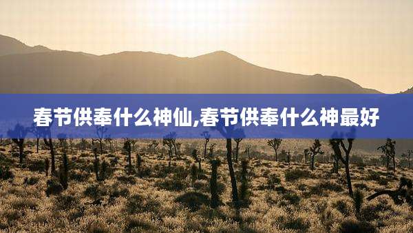 春节供奉什么神仙,春节供奉什么神最好