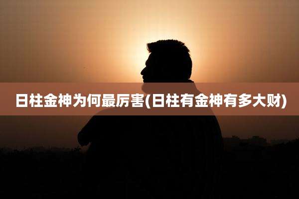 日柱金神为何最厉害(日柱有金神有多大财)