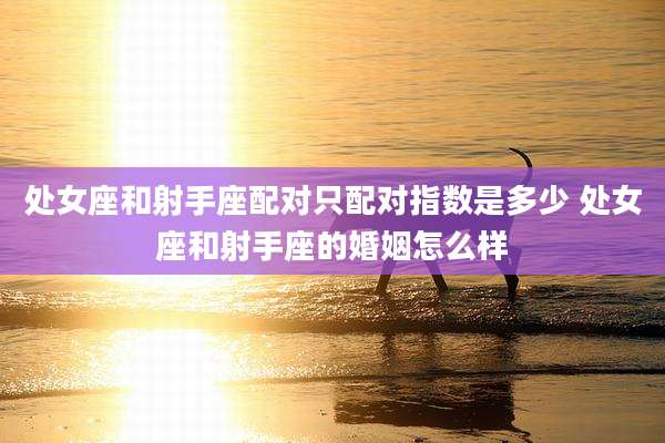 处女座和射手座配对只配对指数是多少 处女座和射手座的婚姻怎么样