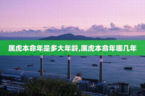 属虎本命年是多大年龄,属虎本命年哪几年