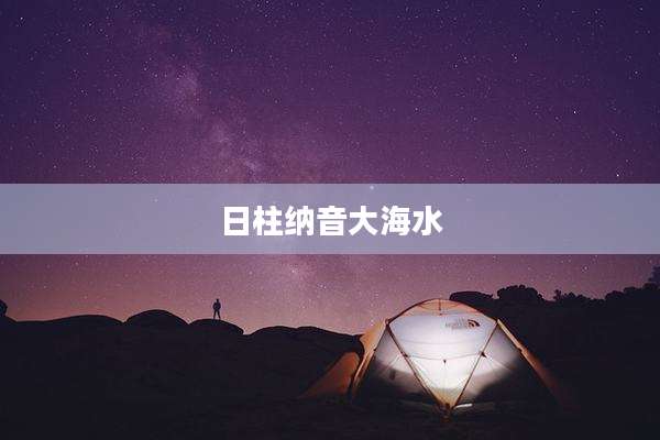 日柱纳音大海水