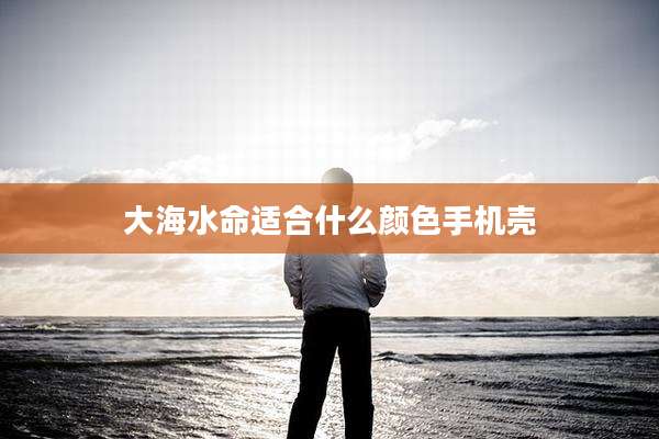 大海水命适合什么颜色手机壳