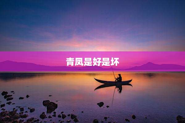 青凤是好是坏