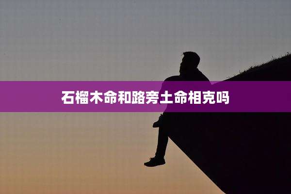 石榴木命和路旁土命相克吗