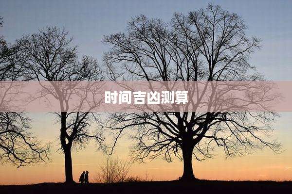 时间吉凶测算