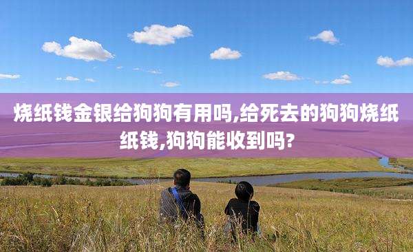 烧纸钱金银给狗狗有用吗,给死去的狗狗烧纸纸钱,狗狗能收到吗?
