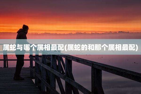 属蛇与哪个属相最配(属蛇的和那个属相最配)