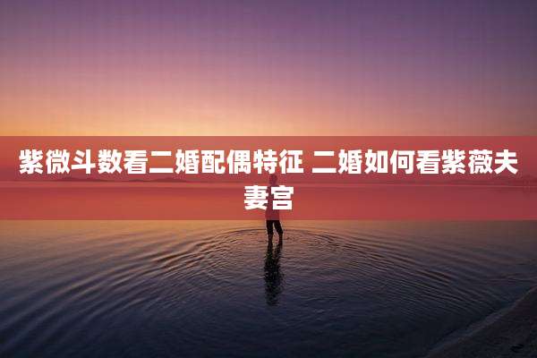 紫微斗数看二婚配偶特征 二婚如何看紫薇夫妻宫