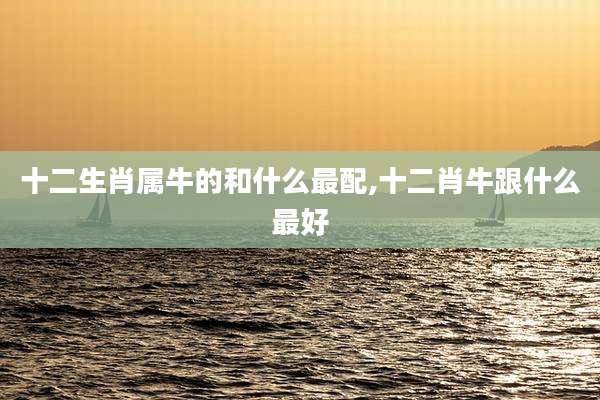 十二生肖属牛的和什么最配,十二肖牛跟什么最好