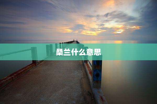 桑兰什么意思