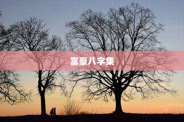 富豪八字集