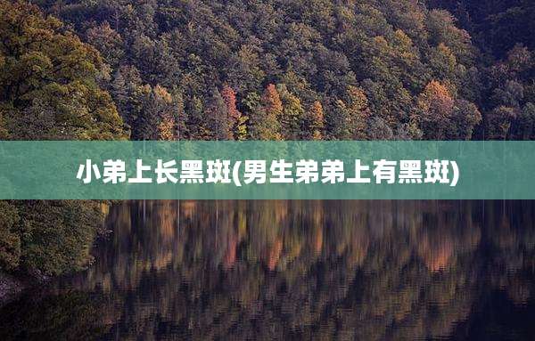 小弟上长黑斑(男生弟弟上有黑斑)