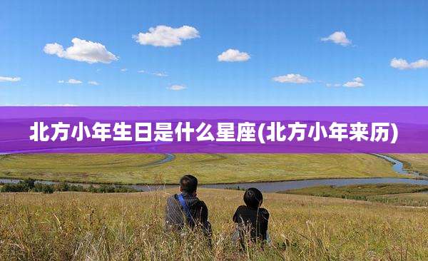 北方小年生日是什么星座(北方小年来历)