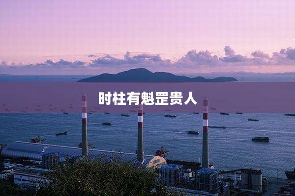 时柱有魁罡贵人