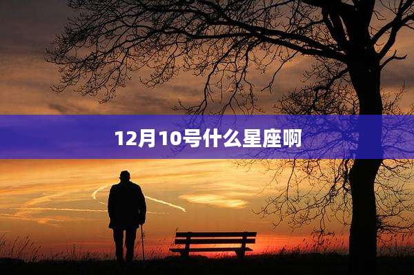 12月10号什么星座啊