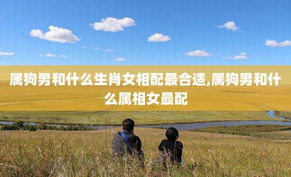 属狗男和什么生肖女相配最合适,属狗男和什么属相女最配