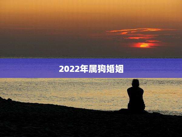 2022年属狗婚姻
