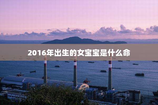 2016年出生的女宝宝是什么命