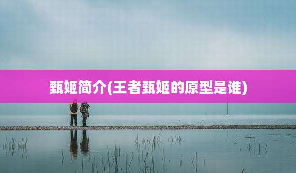 甄姬简介(王者甄姬的原型是谁)