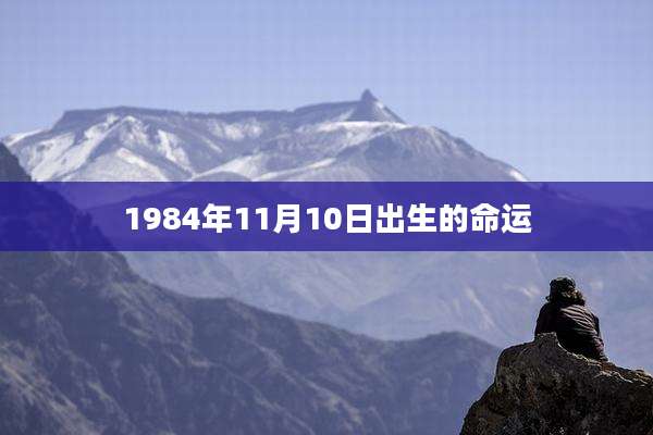 1984年11月10日出生的命运