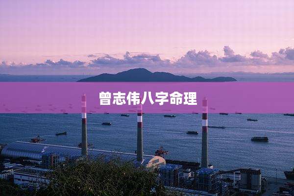 曾志伟八字命理