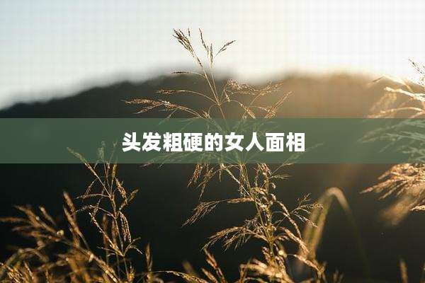 头发粗硬的女人面相