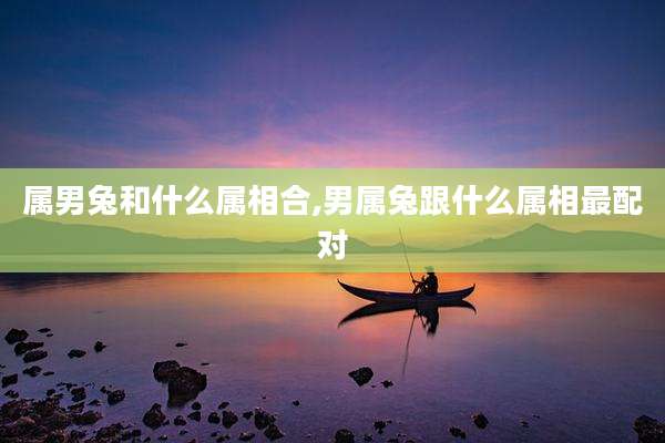 属男兔和什么属相合,男属兔跟什么属相最配对