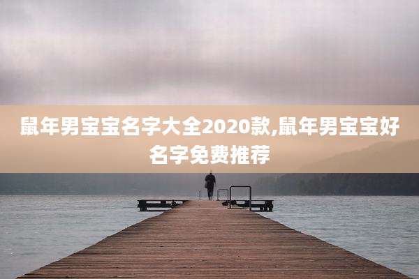 鼠年男宝宝名字大全2020款,鼠年男宝宝好名字免费推荐
