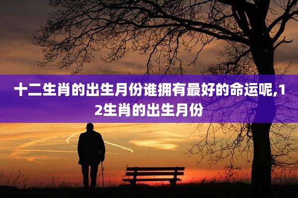 十二生肖的出生月份谁拥有最好的命运呢,12生肖的出生月份