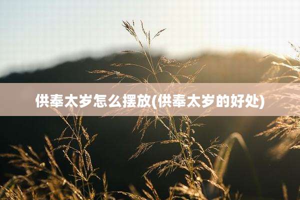 供奉太岁怎么摆放(供奉太岁的好处)