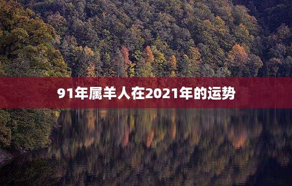 91年属羊人在2021年的运势
