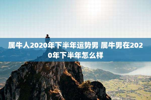 属牛人2020年下半年运势男 属牛男在2020年下半年怎么样