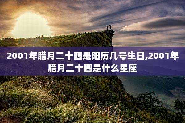 2001年腊月二十四是阳历几号生日,2001年腊月二十四是什么星座