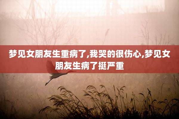 梦见女朋友生重病了,我哭的很伤心,梦见女朋友生病了挺严重