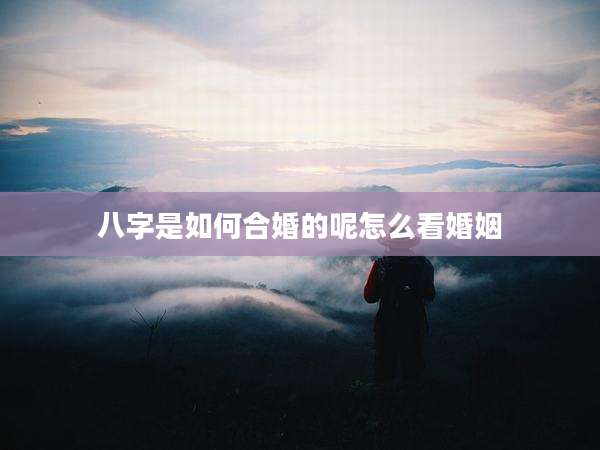 八字是如何合婚的呢怎么看婚姻