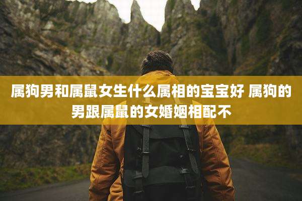 属狗男和属鼠女生什么属相的宝宝好 属狗的男跟属鼠的女婚姻相配不