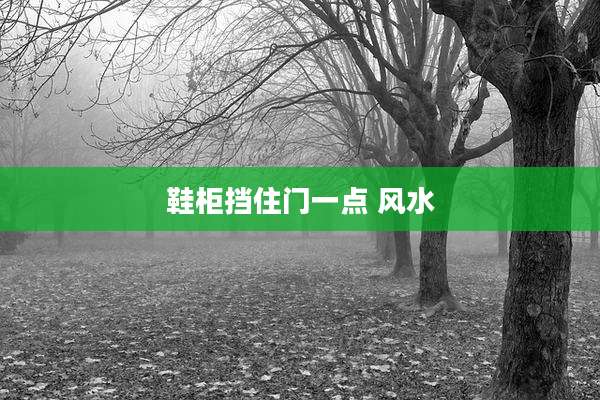 鞋柜挡住门一点 风水