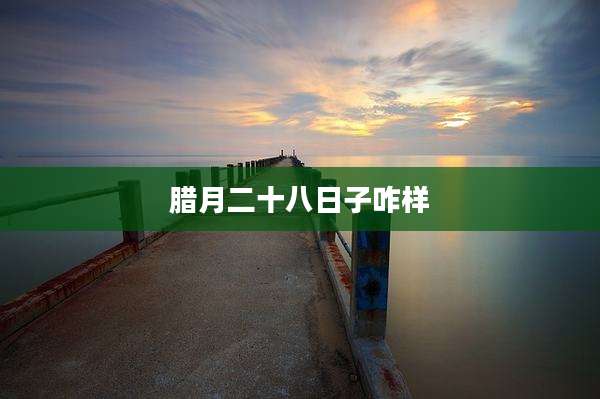 腊月二十八日子咋样