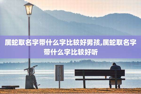属蛇取名字带什么字比较好男孩,属蛇取名字带什么字比较好听