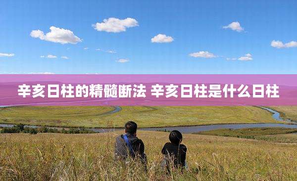 辛亥日柱的精髓断法 辛亥日柱是什么日柱