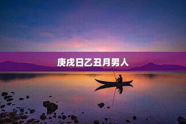 庚戌日乙丑月男人