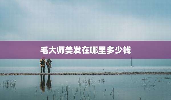 毛大师美发在哪里多少钱