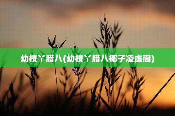 幼枝丫腊八(幼枝丫腊八椰子凌虚阁)